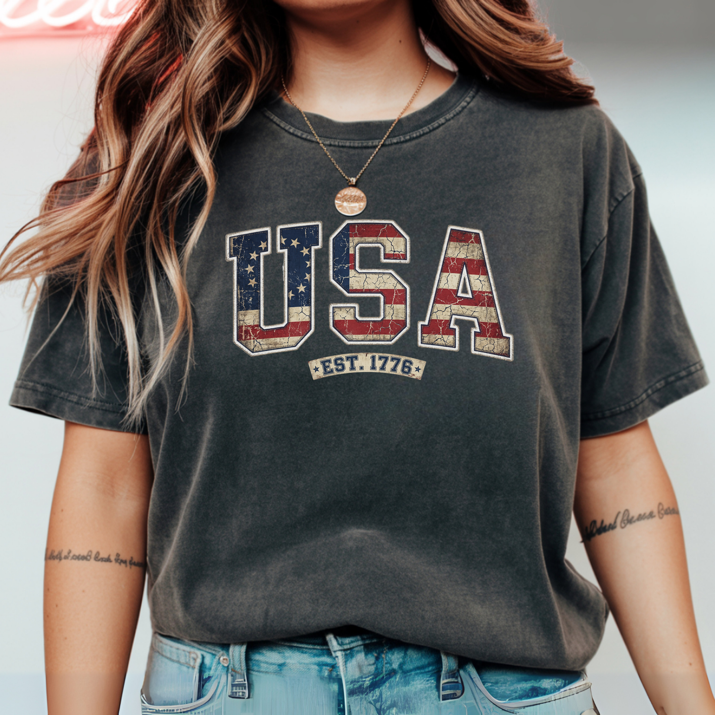 Collegiate USA America 250 Comfort Colors Shirt | 1776-2026 Tee