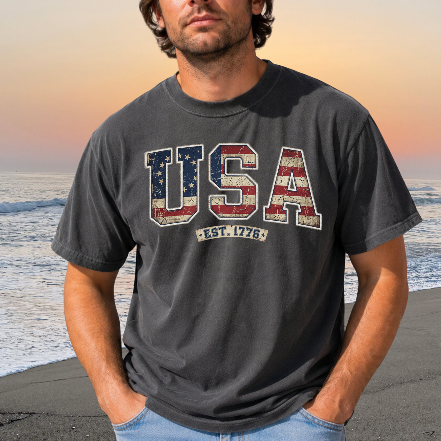 Collegiate USA America 250 Comfort Colors Shirt | 1776-2026 Tee