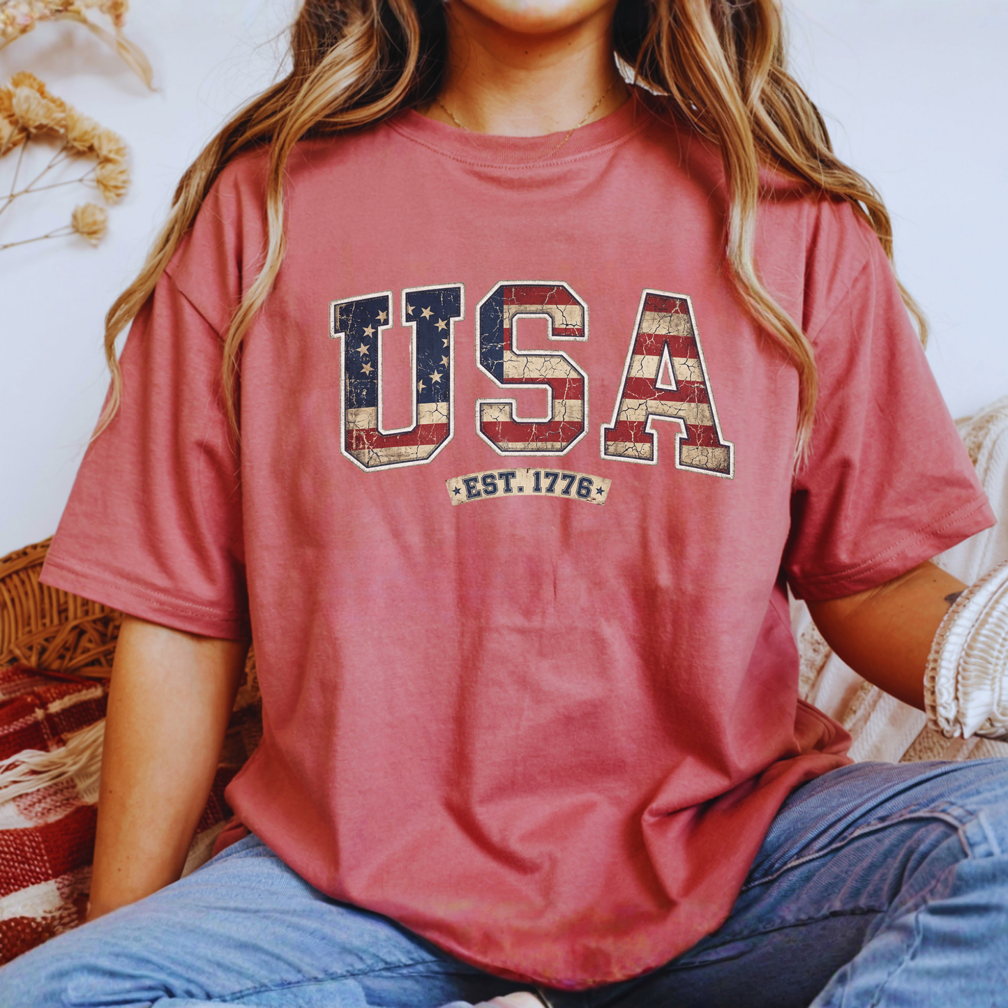 Collegiate USA America 250 Comfort Colors Shirt | 1776-2026 Tee