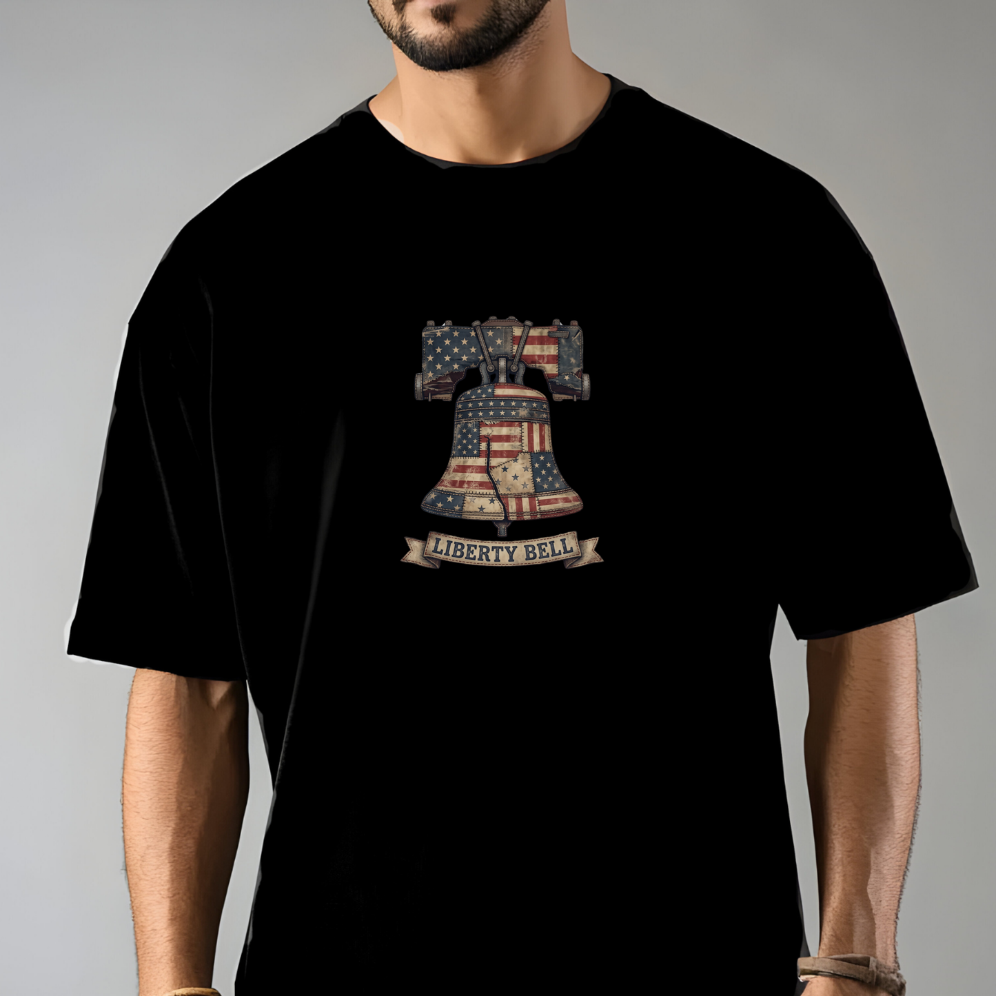 Liberty Bell Patchwork Quilt America 250 Tee | Comfort Colors Shirt