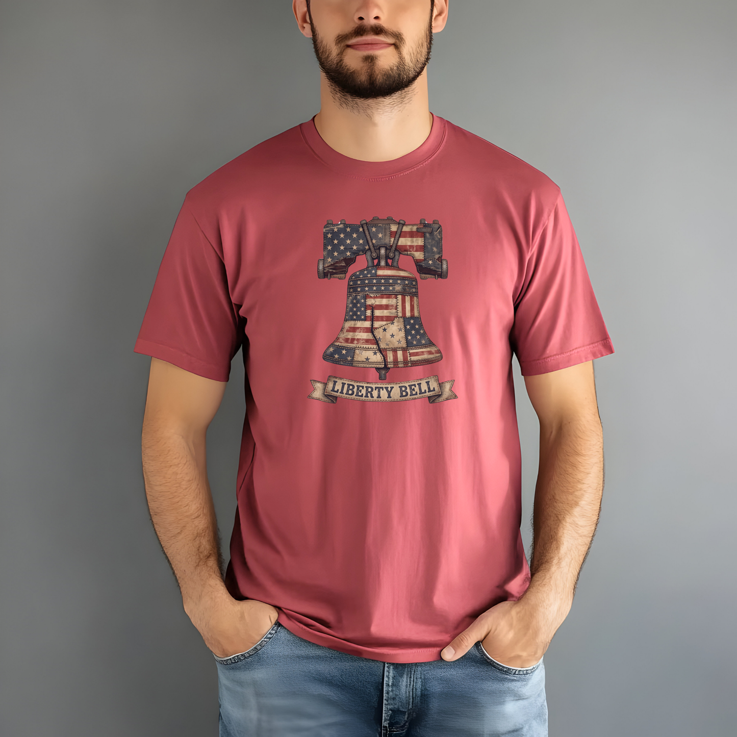 Liberty Bell Patchwork Quilt America 250 Tee | Comfort Colors Shirt