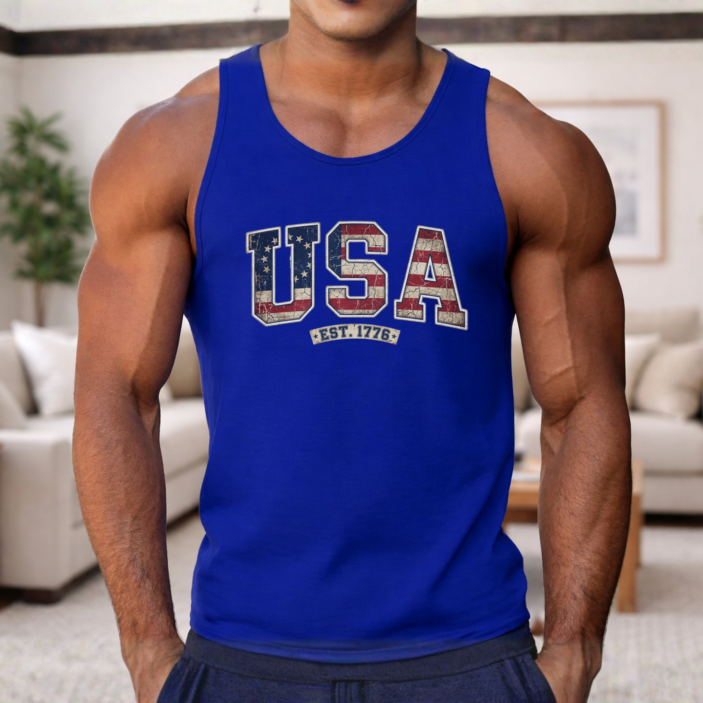 Collegiate USA America 250 Tank Top | Unisex Bella+Canvas