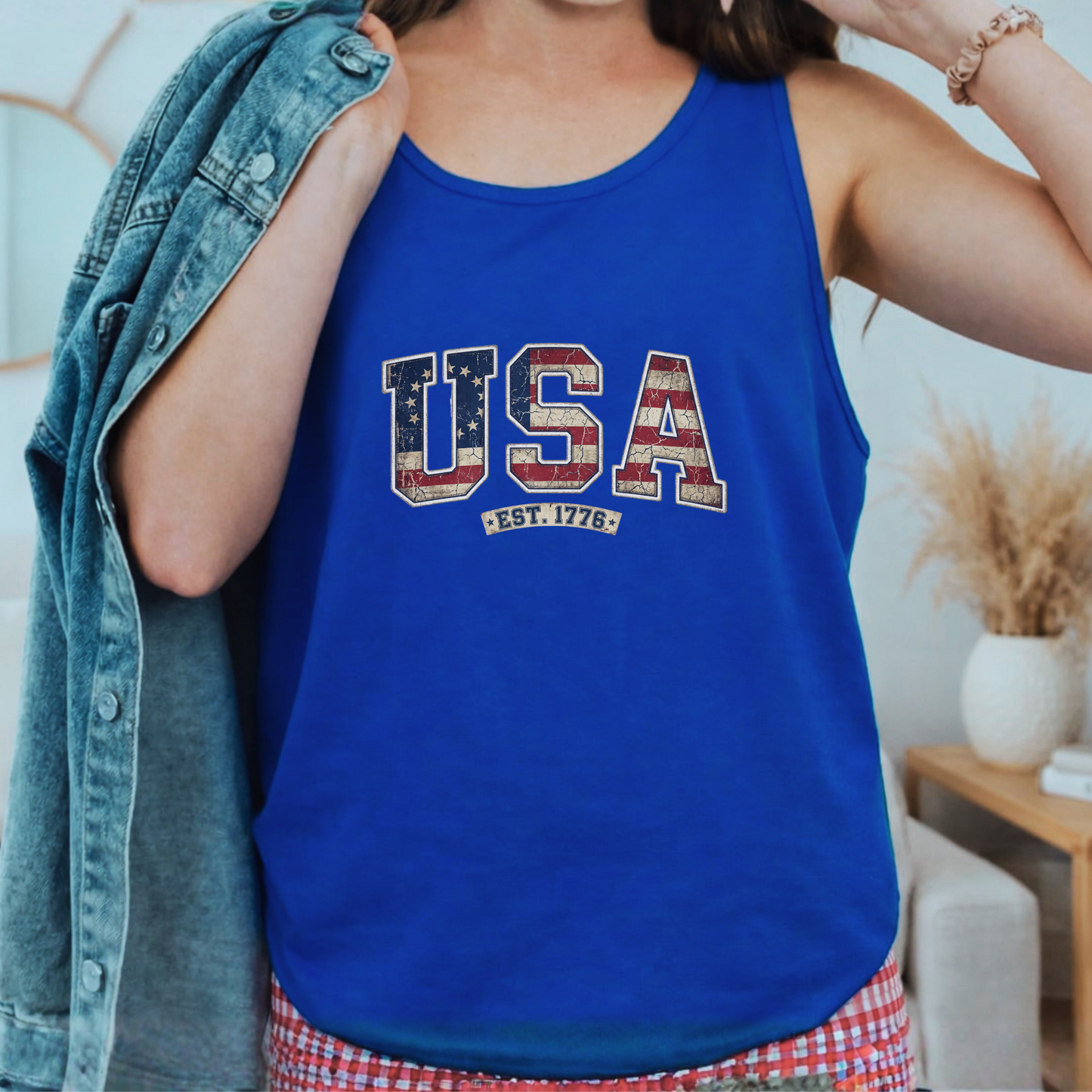 Collegiate USA America 250 Tank Top | Unisex Bella+Canvas