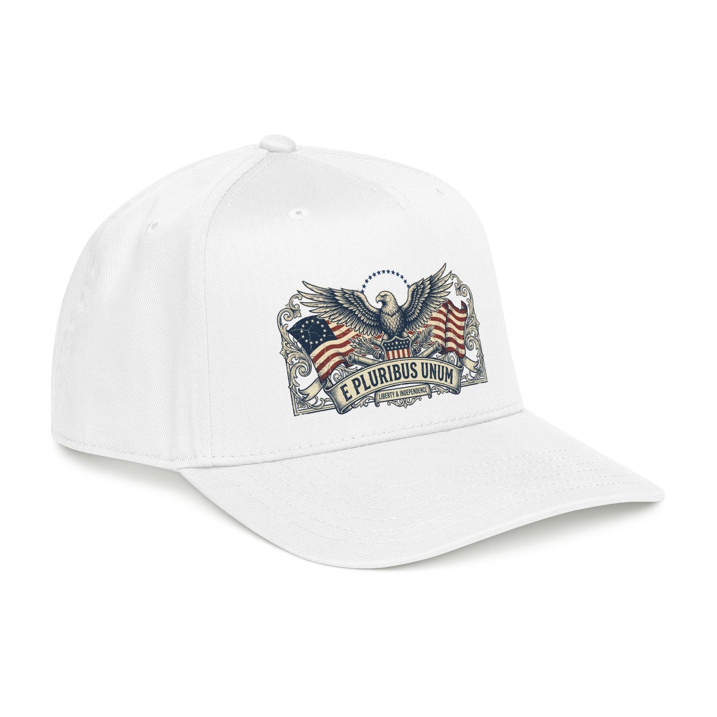 E Pluribus Unum Flag Dad Hat | Red White Blue Snapback OTTO Cap