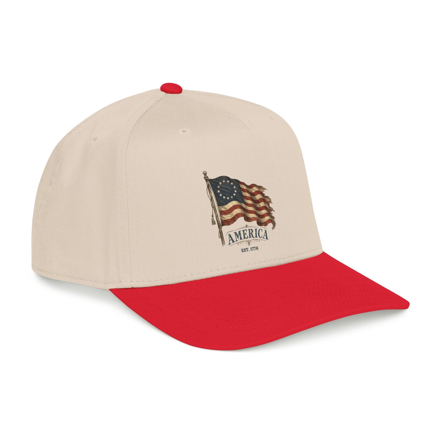 Distressed Founders Flag Dad Hat | America 250 Snapback OTTO Cap