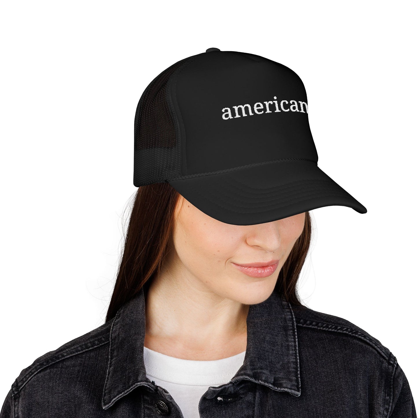 American Minimalist Foam Trucker Hat | Patriotic OTTO Cap