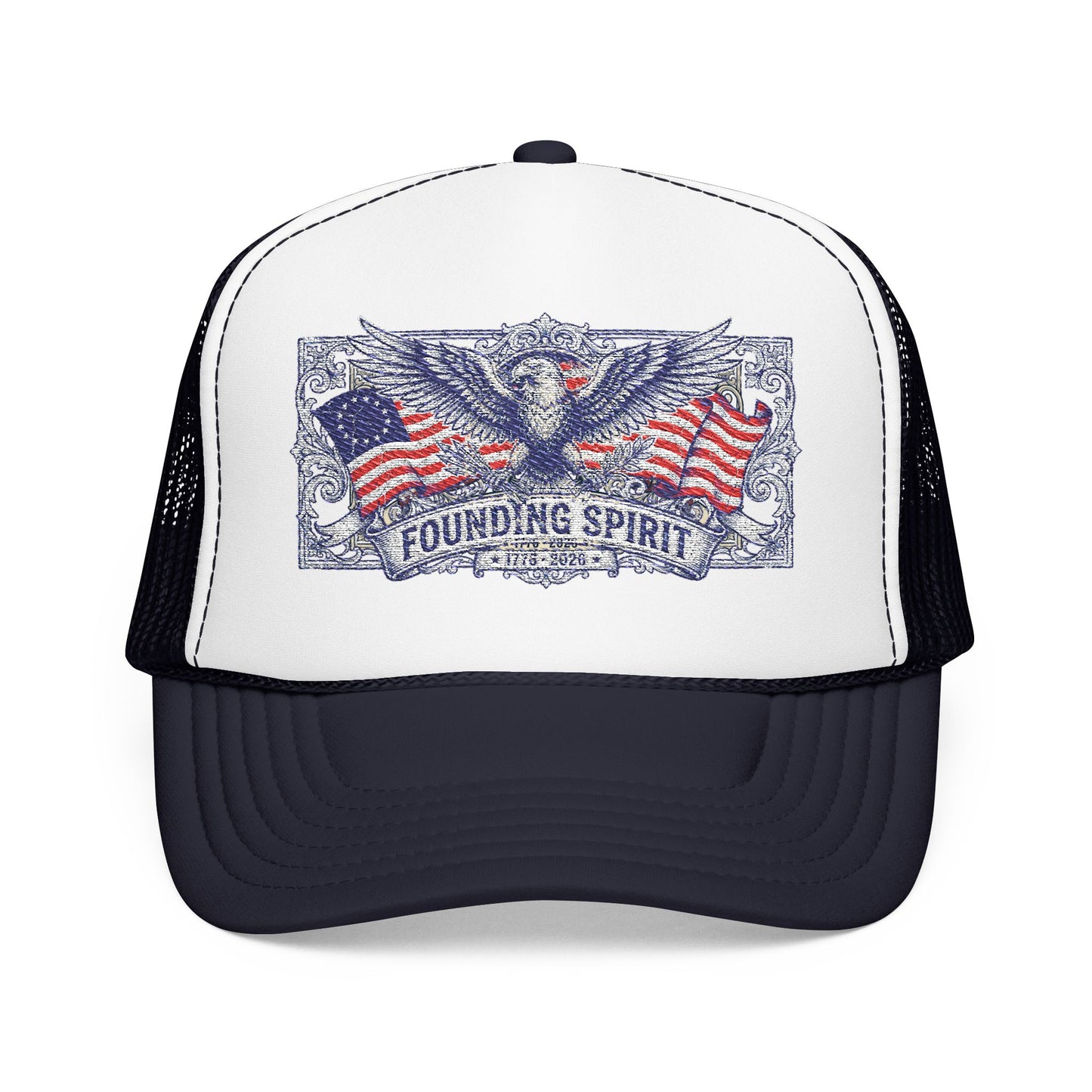 America 250 Eagle Crest Foam Trucker Hat | Unisex OTTO Cap