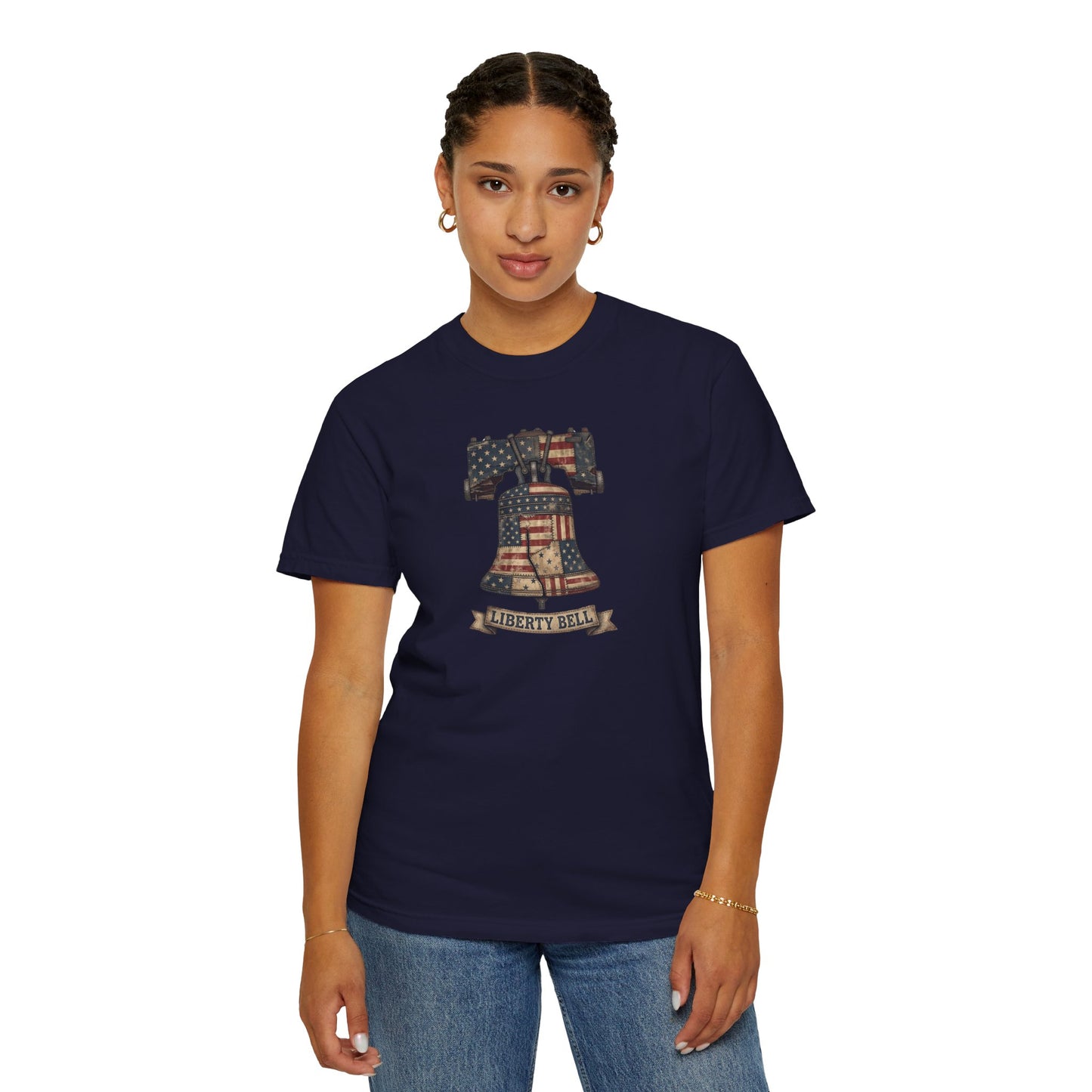 Liberty Bell Patchwork Quilt America 250 Tee | Comfort Colors Shirt