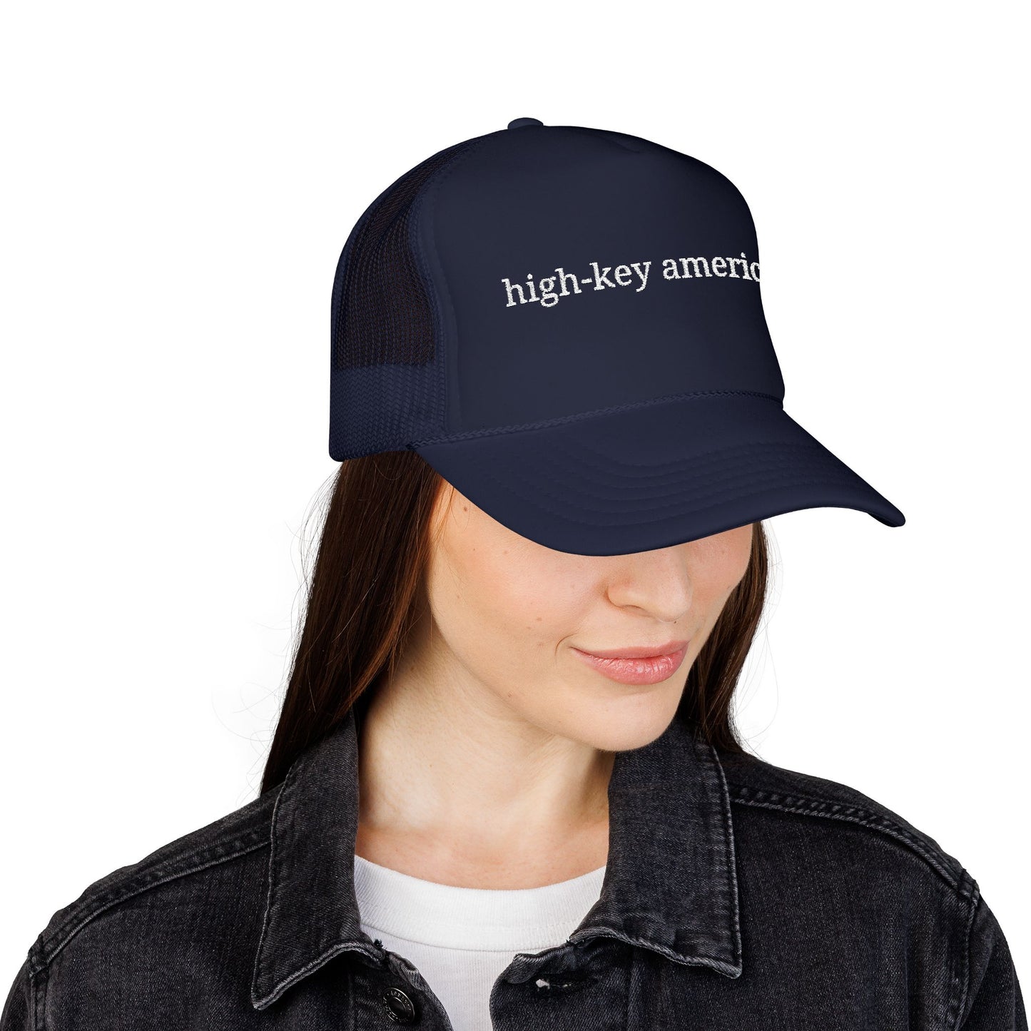 High-Key American Foam Trucker Hat | Minimalist Unisex OTTO Cap