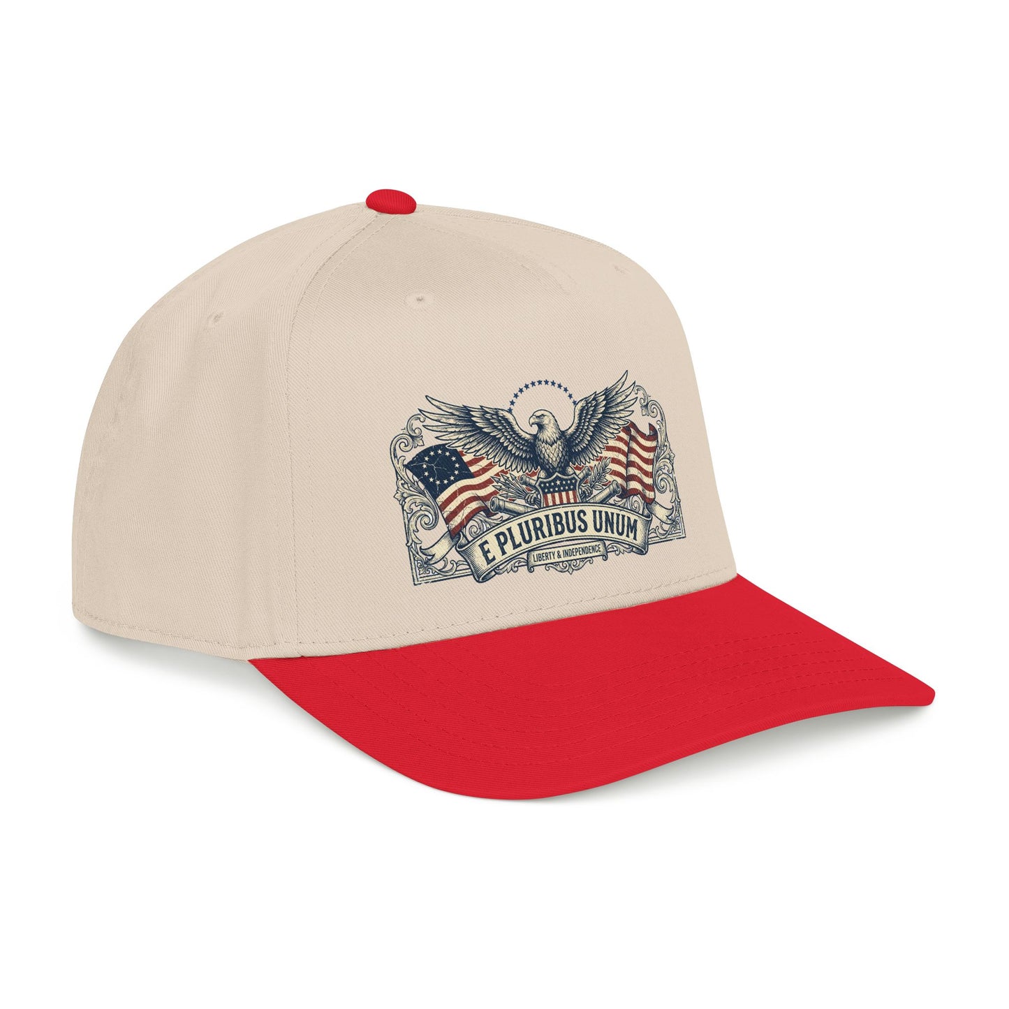 E Pluribus Unum Flag Dad Hat | Red White Blue Snapback OTTO Cap