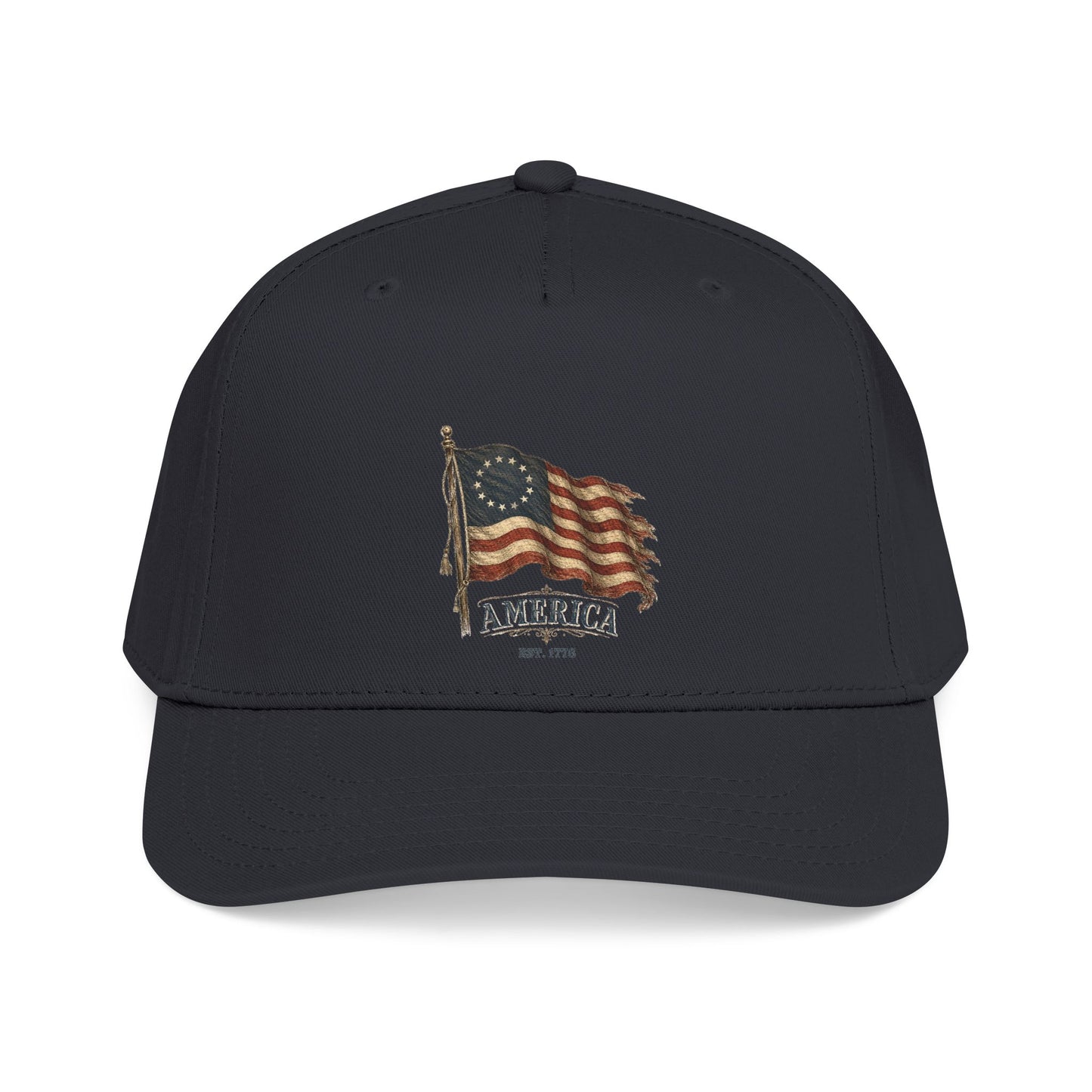 Distressed Founders Flag Dad Hat | America 250 Snapback OTTO Cap