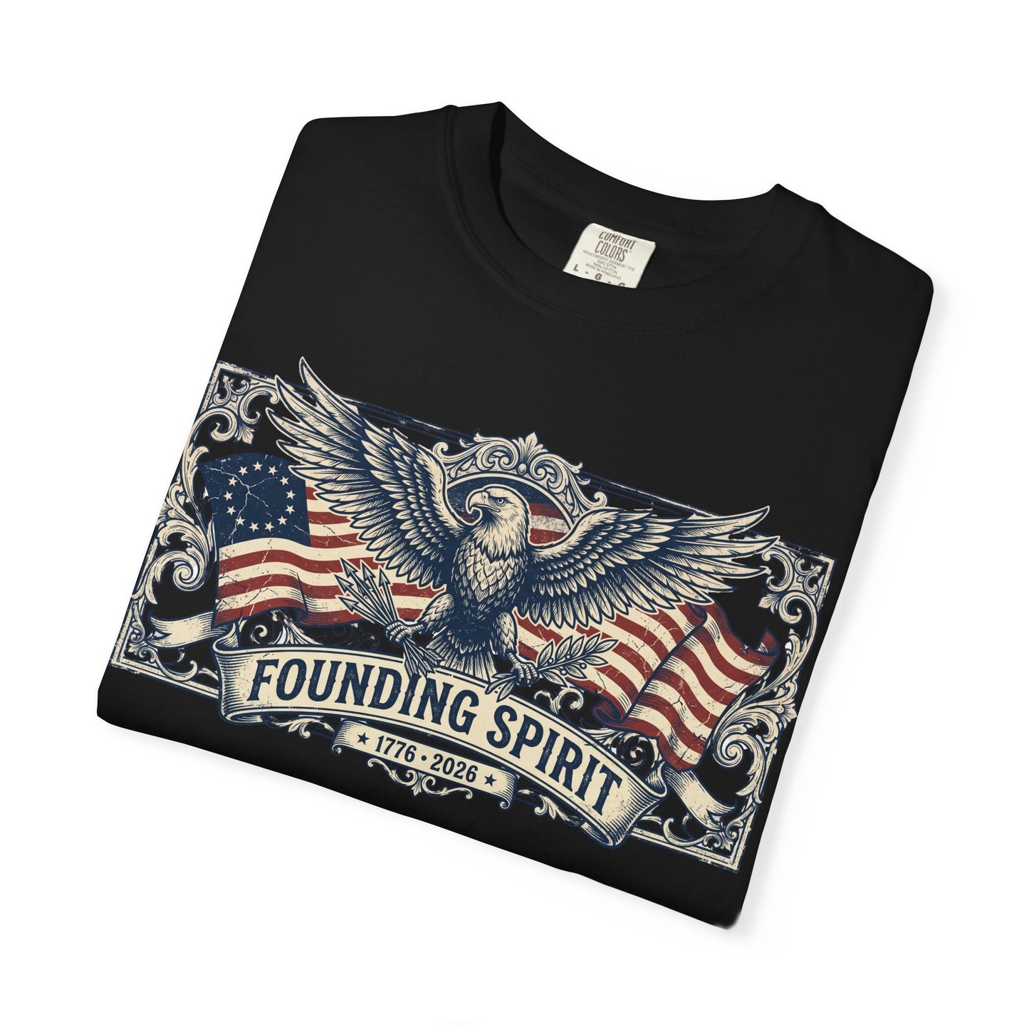 America 250 Founding Spirit Eagle Crest Shirt | Comfort Colors Tee