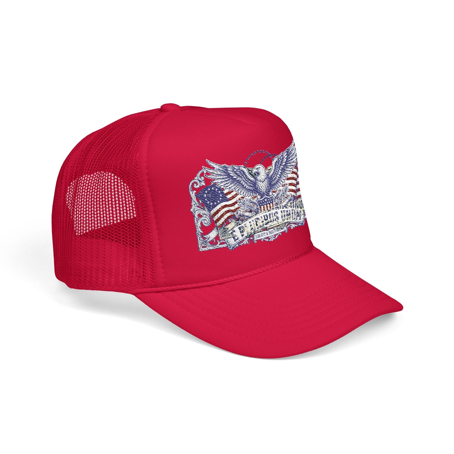 E Pluribus Unum Flag Foam Trucker Hat | Red White Blue OTTO Cap