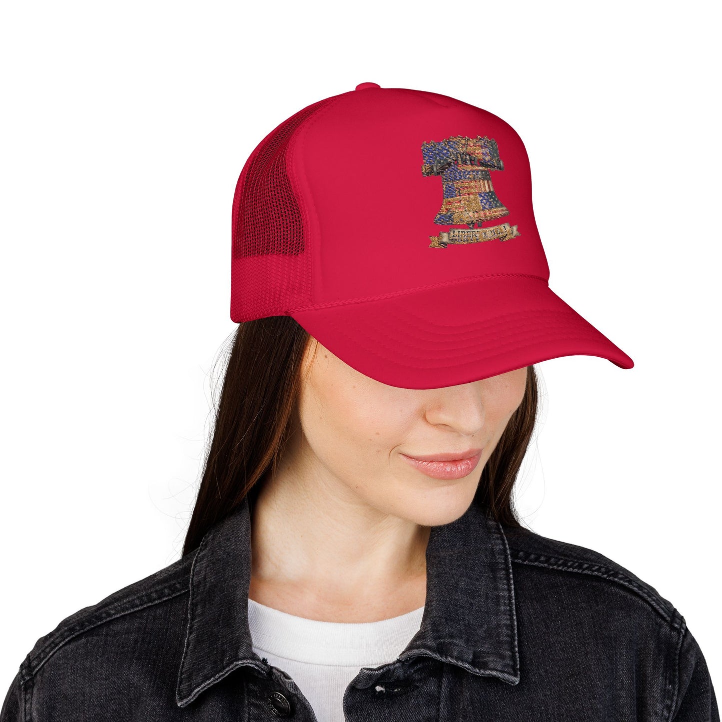 Liberty Bell Patchwork Quilt Foam Trucker Hat | America 250 OTTO Cap
