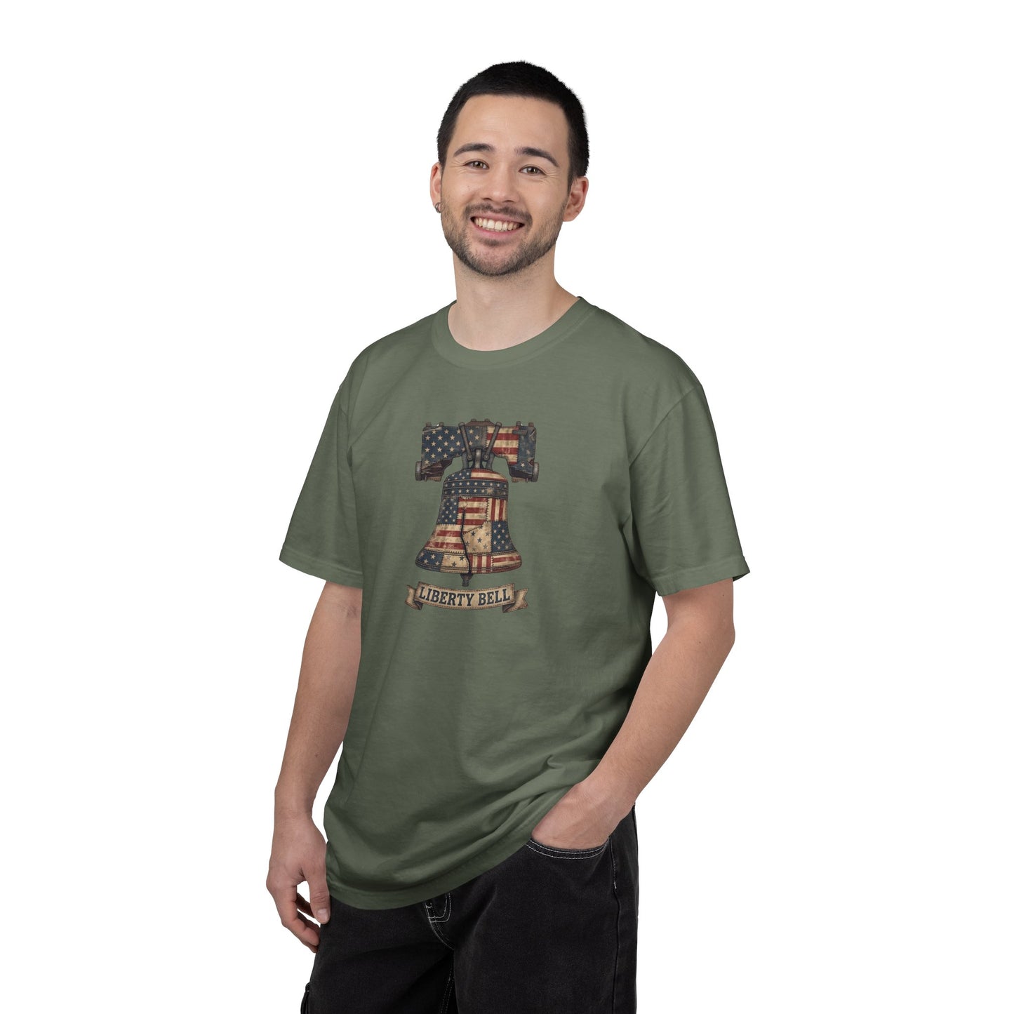 Liberty Bell Patchwork Quilt America 250 Tee | Comfort Colors Shirt