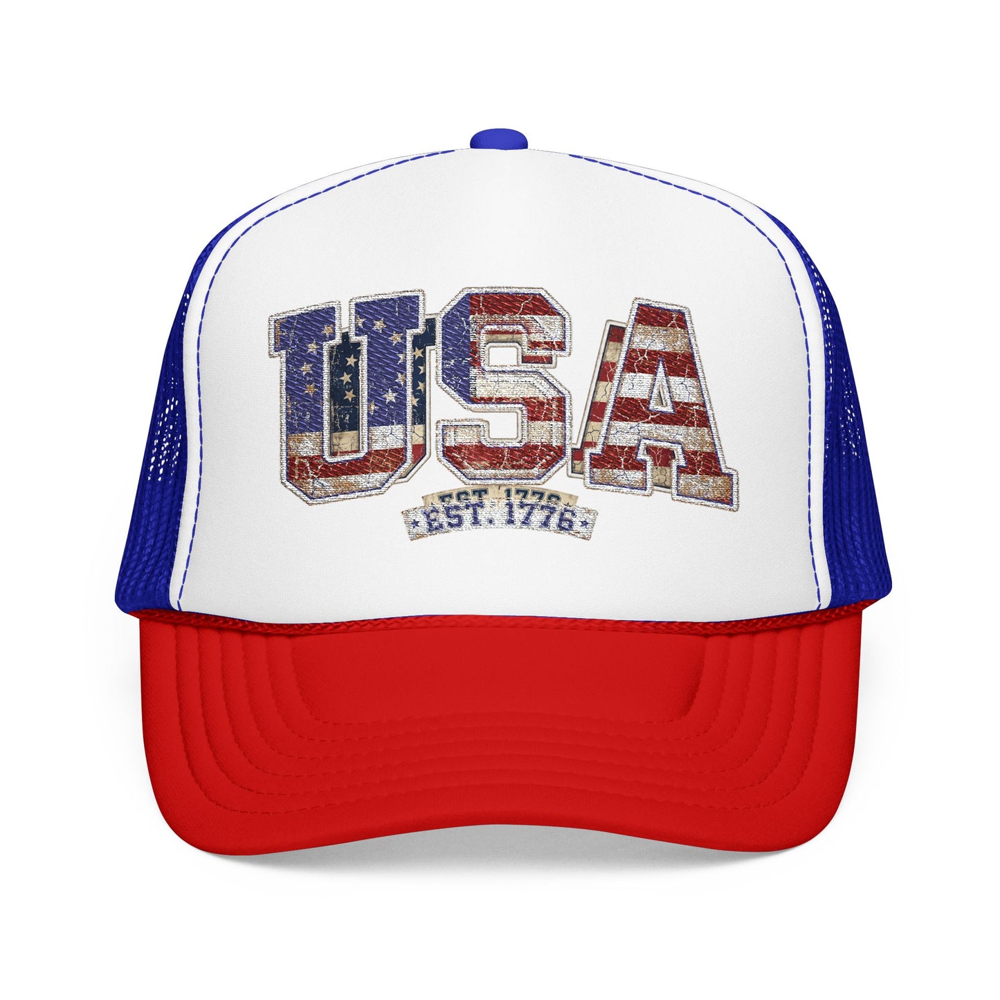 Collegiate USA America 250 Foam Trucker Hat | Vintage OTTO Cap