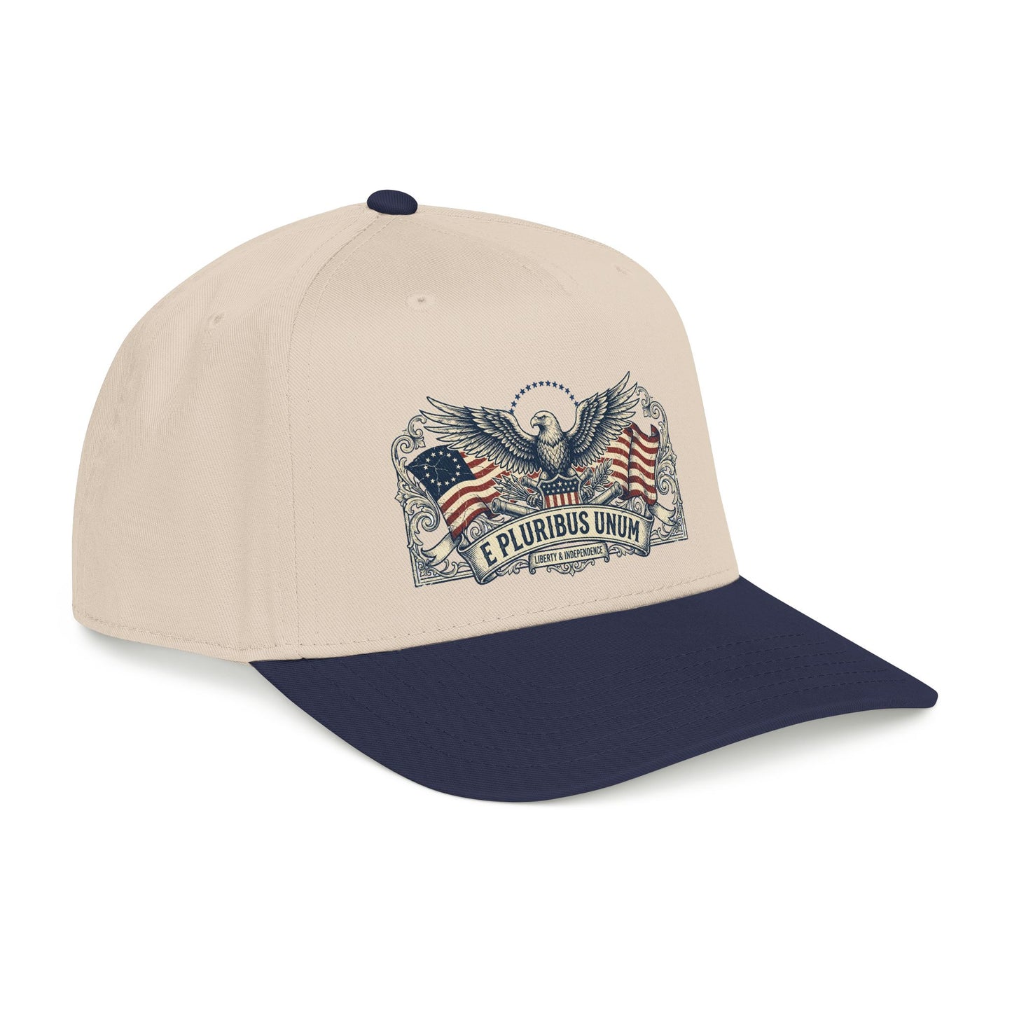 E Pluribus Unum Flag Dad Hat | Red White Blue Snapback OTTO Cap