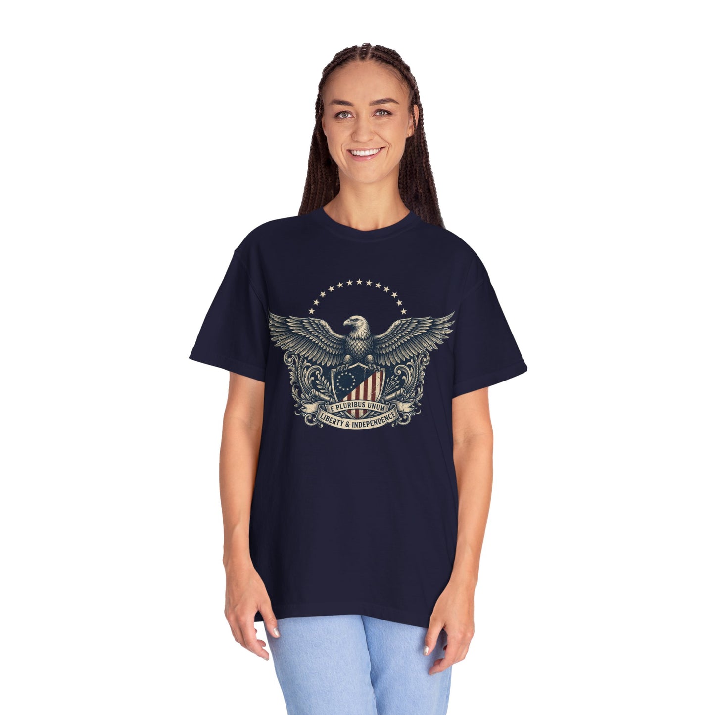 E Pluribus Unum Eagle Comfort Colors Shirt | America 250 Tee