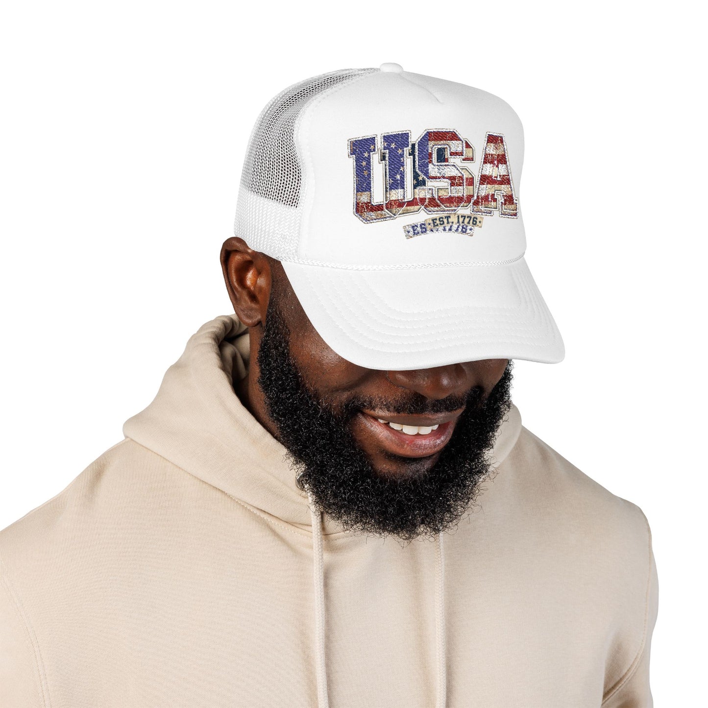Collegiate USA America 250 Foam Trucker Hat | Vintage OTTO Cap