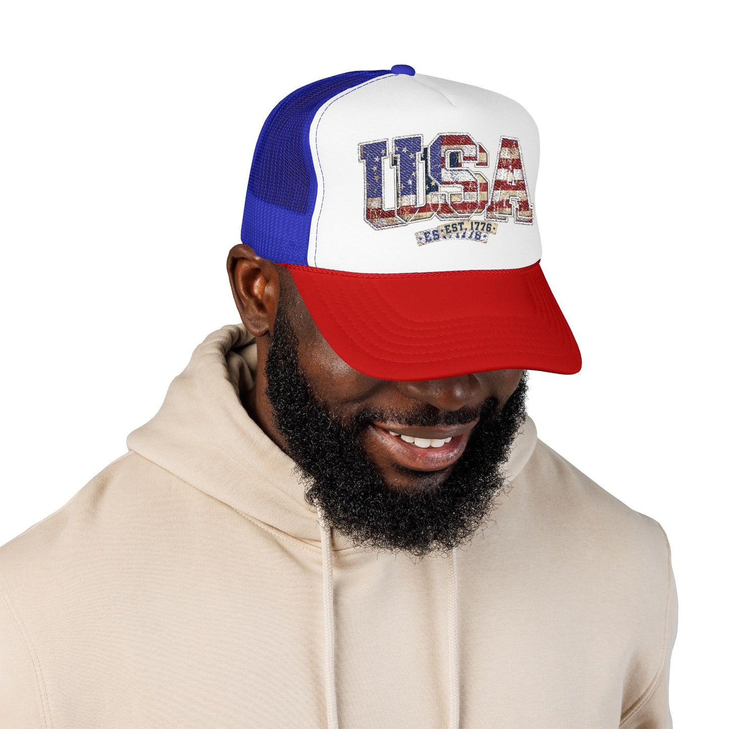 Collegiate USA America 250 Foam Trucker Hat | Vintage OTTO Cap