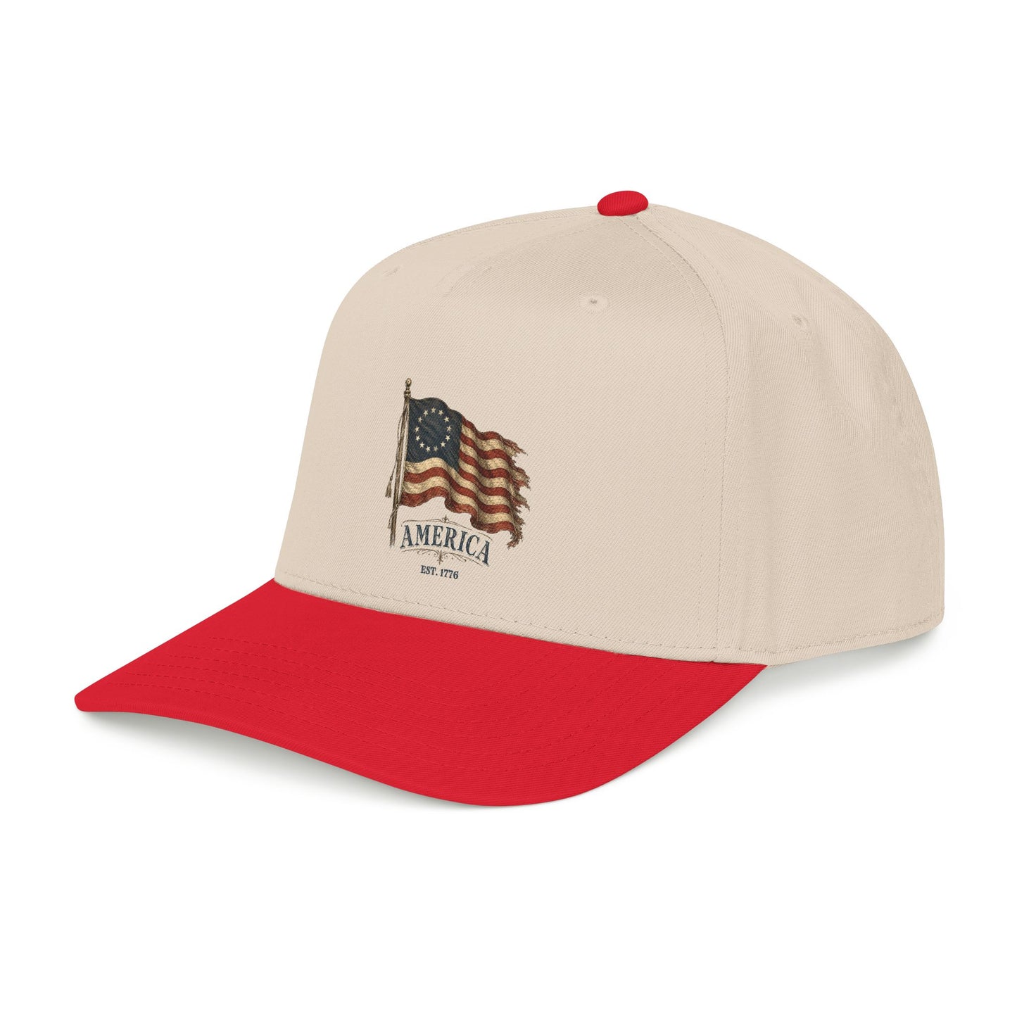 Distressed Founders Flag Dad Hat | America 250 Snapback OTTO Cap