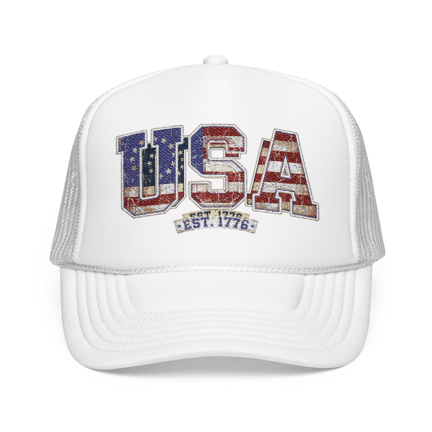 Collegiate USA America 250 Foam Trucker Hat | Vintage OTTO Cap