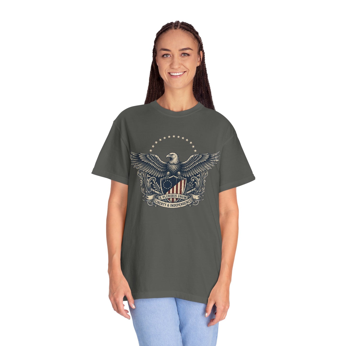 E Pluribus Unum Eagle Comfort Colors Shirt | America 250 Tee