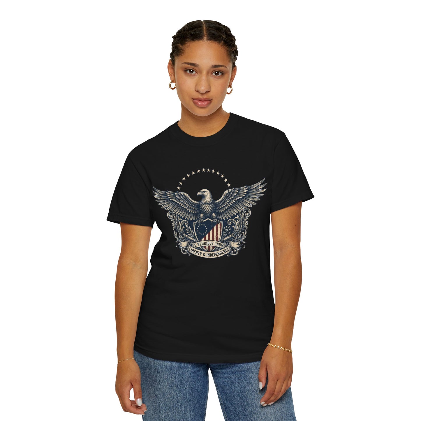 E Pluribus Unum Eagle Comfort Colors Shirt | America 250 Tee