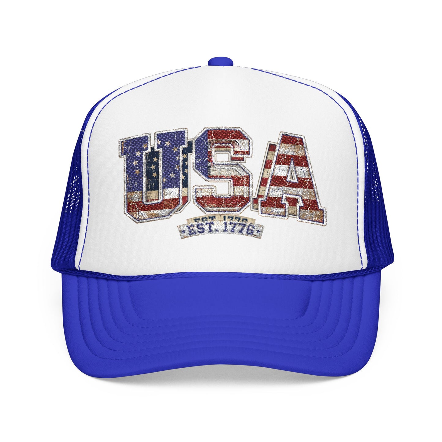 Collegiate USA America 250 Foam Trucker Hat | Vintage OTTO Cap