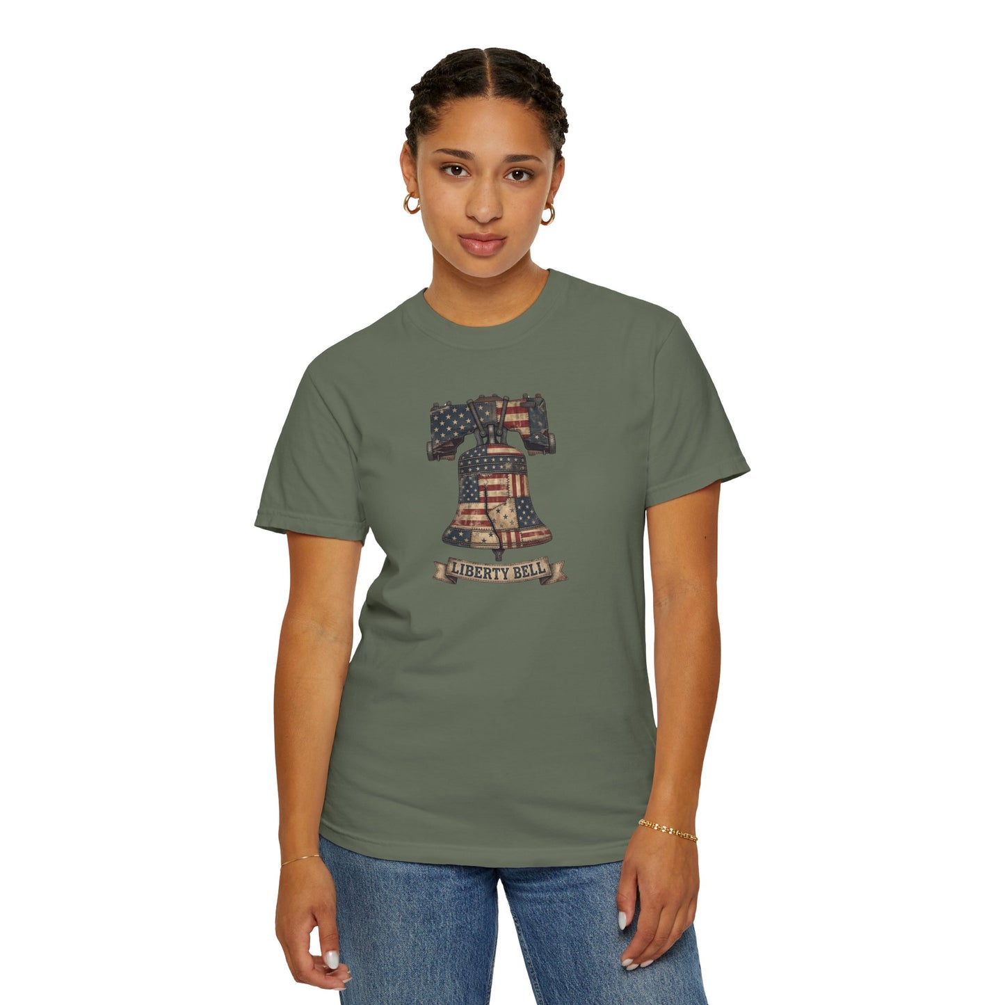 Liberty Bell Patchwork Quilt America 250 Tee | Comfort Colors Shirt