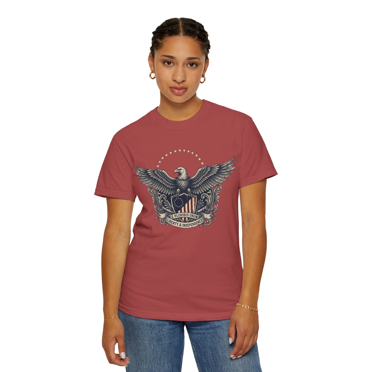 E Pluribus Unum Eagle Comfort Colors Shirt | America 250 Tee