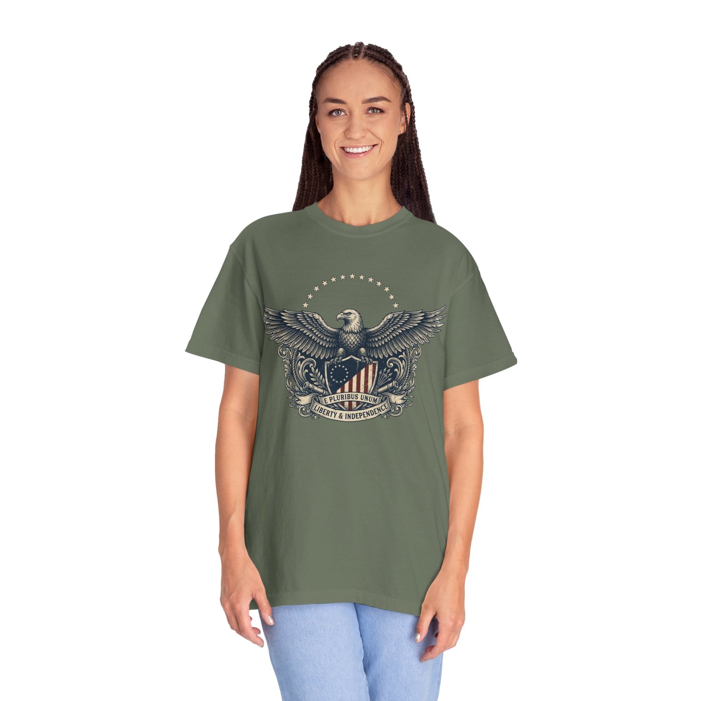 E Pluribus Unum Eagle Comfort Colors Shirt | America 250 Tee