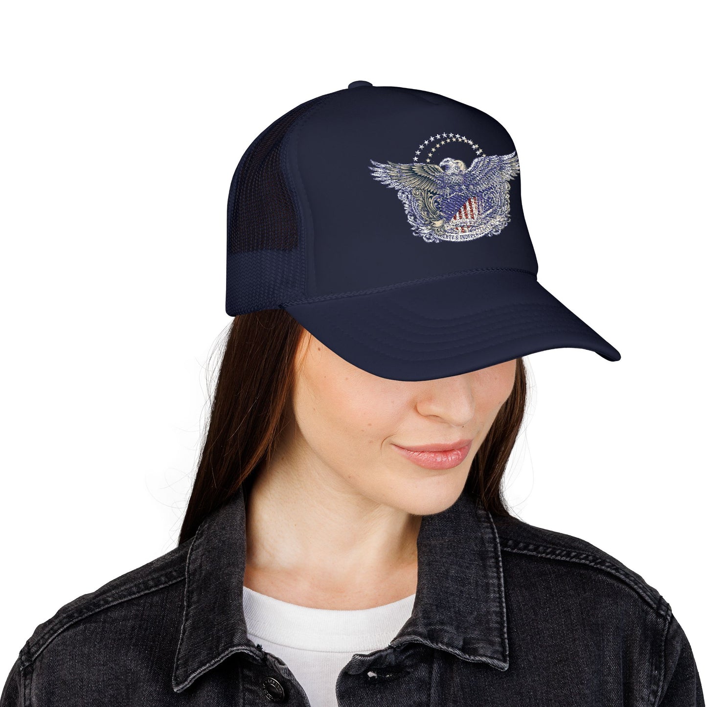 E Pluribus Unum Eagle Foam Trucker Hat | America 250 OTTO Cap