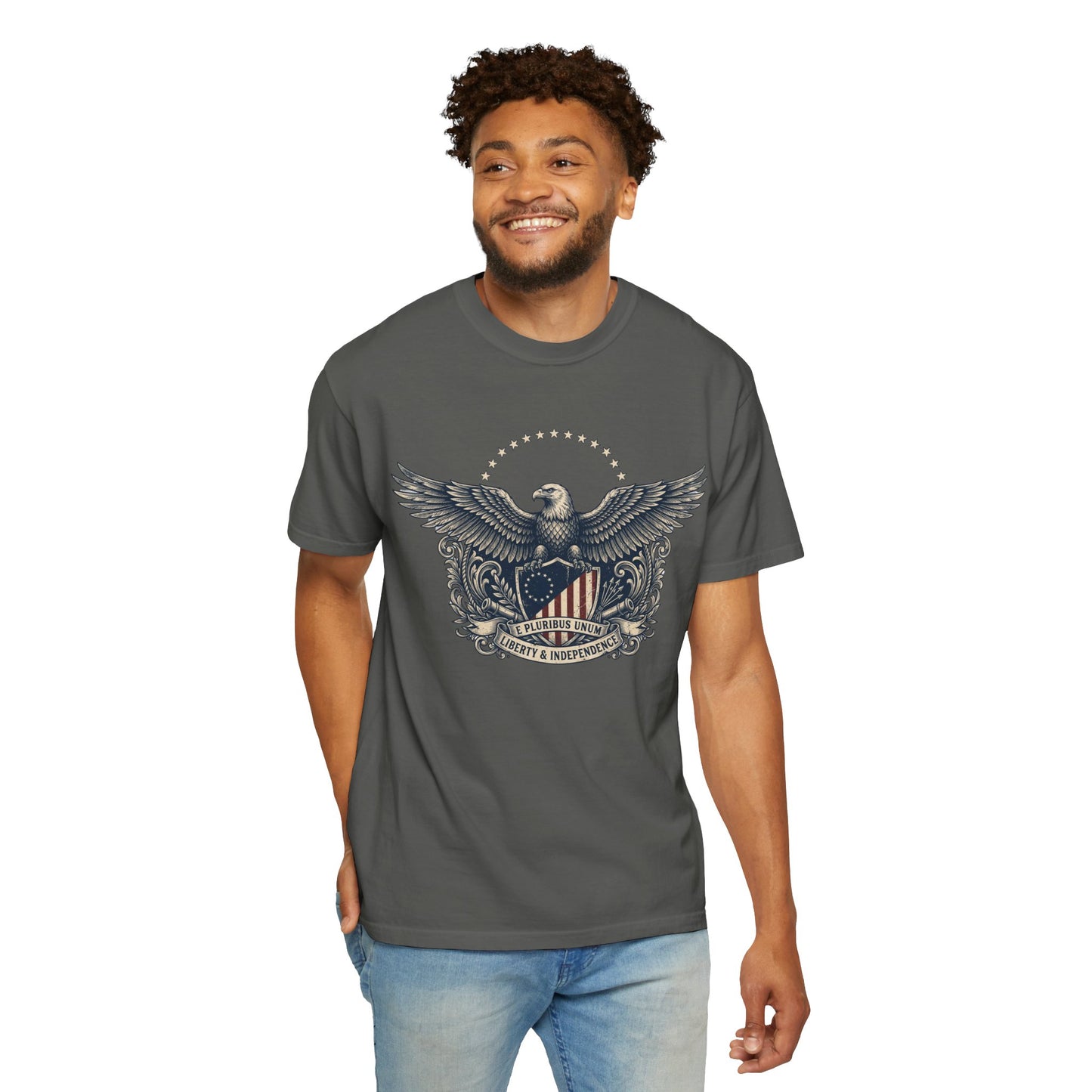 E Pluribus Unum Eagle Comfort Colors Shirt | America 250 Tee