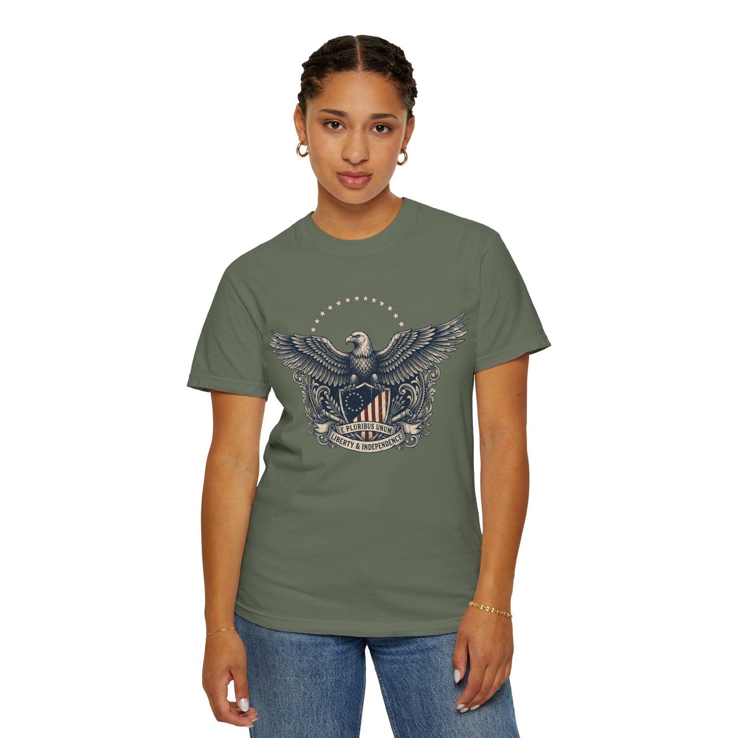 E Pluribus Unum Eagle Comfort Colors Shirt | America 250 Tee