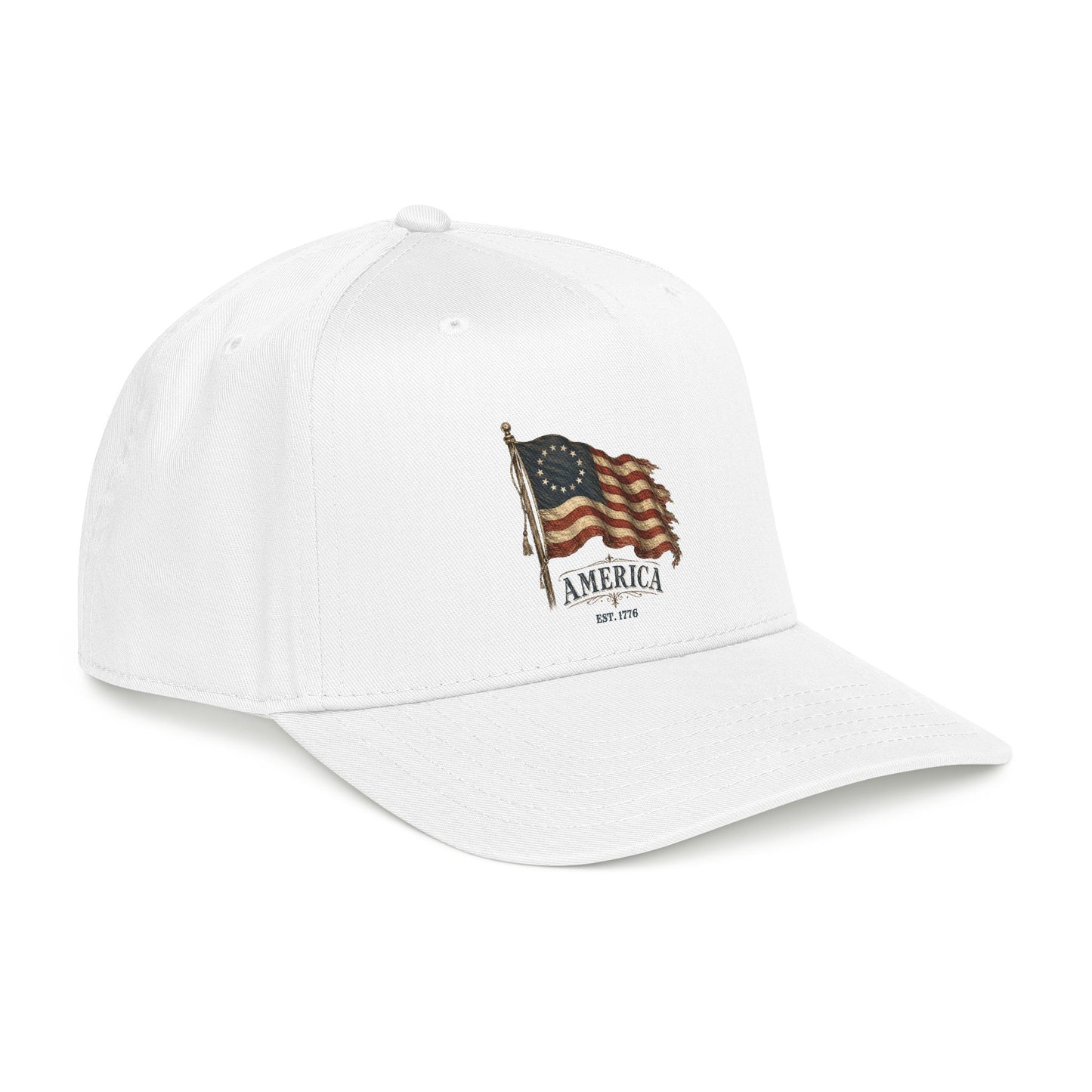 Distressed Founders Flag Dad Hat | America 250 Snapback OTTO Cap