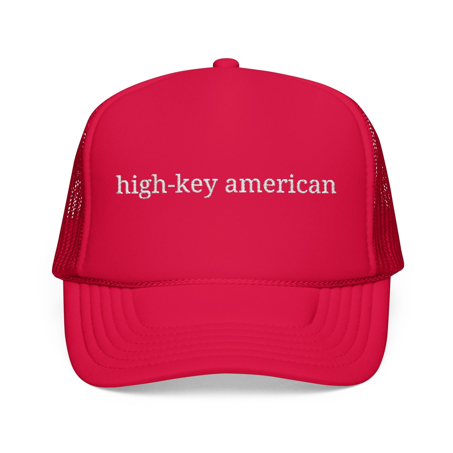 High-Key American Foam Trucker Hat | Minimalist Unisex OTTO Cap
