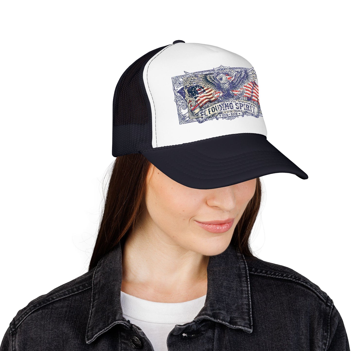America 250 Eagle Crest Foam Trucker Hat | Unisex OTTO Cap