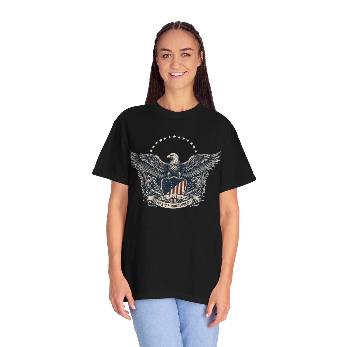 E Pluribus Unum Eagle Comfort Colors Shirt | America 250 Tee