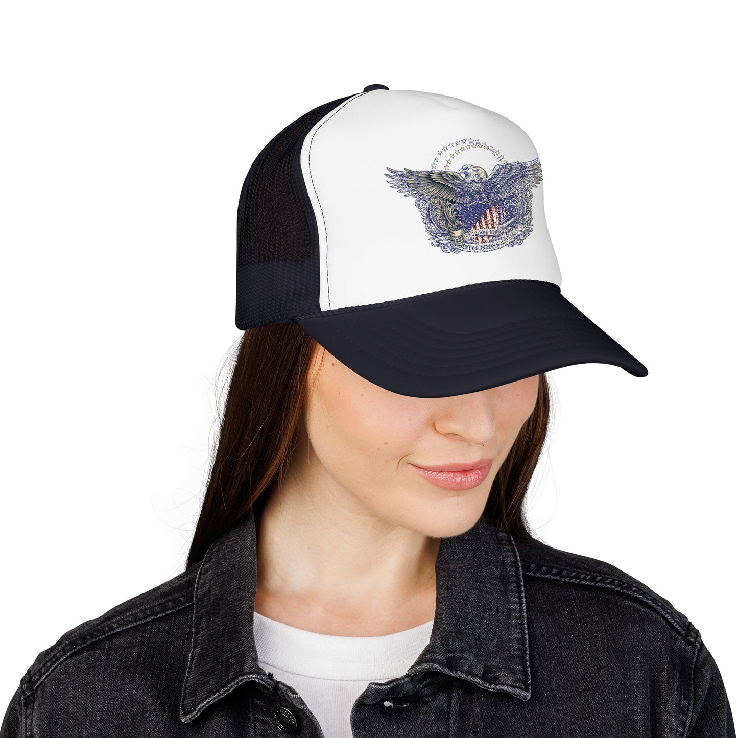 E Pluribus Unum Eagle Foam Trucker Hat | America 250 OTTO Cap