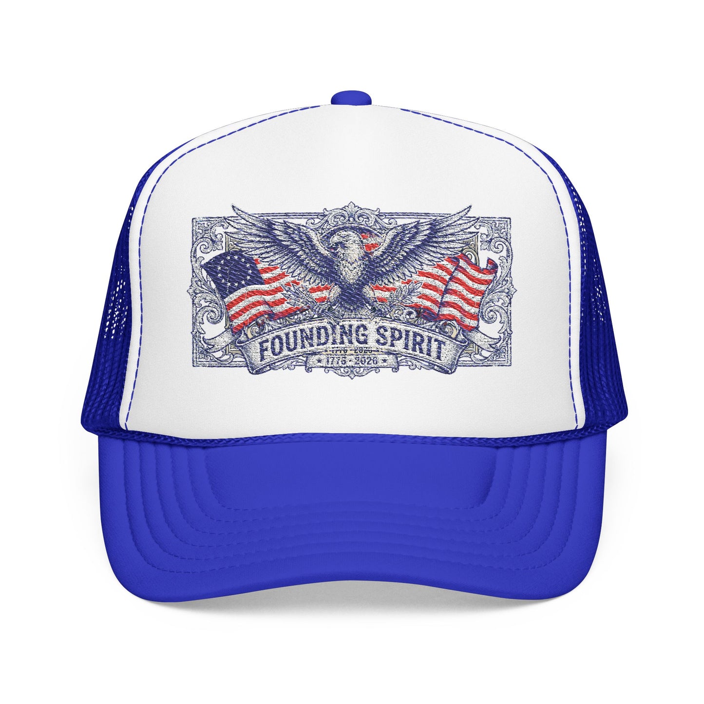 America 250 Eagle Crest Foam Trucker Hat | Unisex OTTO Cap