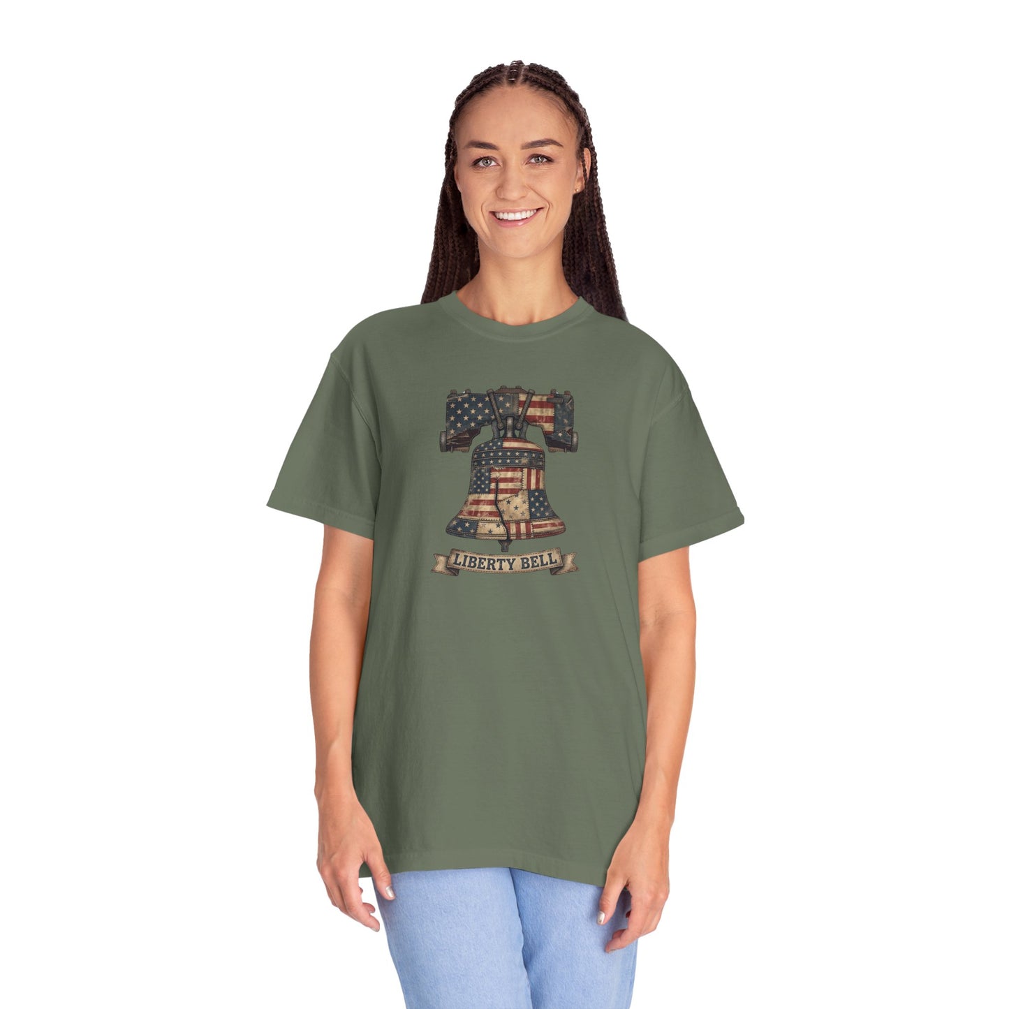 Liberty Bell Patchwork Quilt America 250 Tee | Comfort Colors Shirt